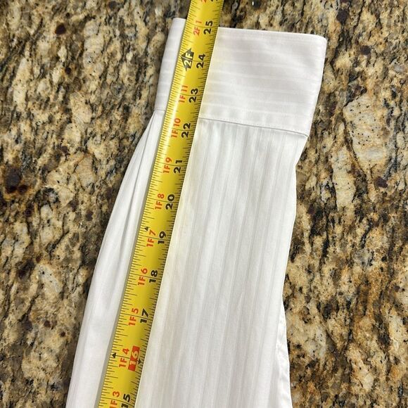 Bugatchi Cotton Striped White Men's Long Sleeve Button Down Shirt Size 16/40 - Picture 10 of 11